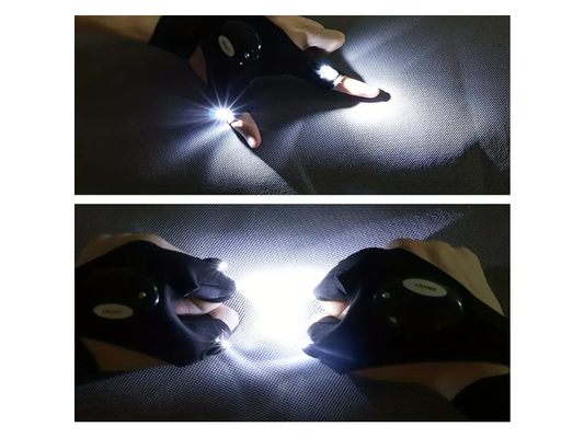Guante Linterna Luz Led
